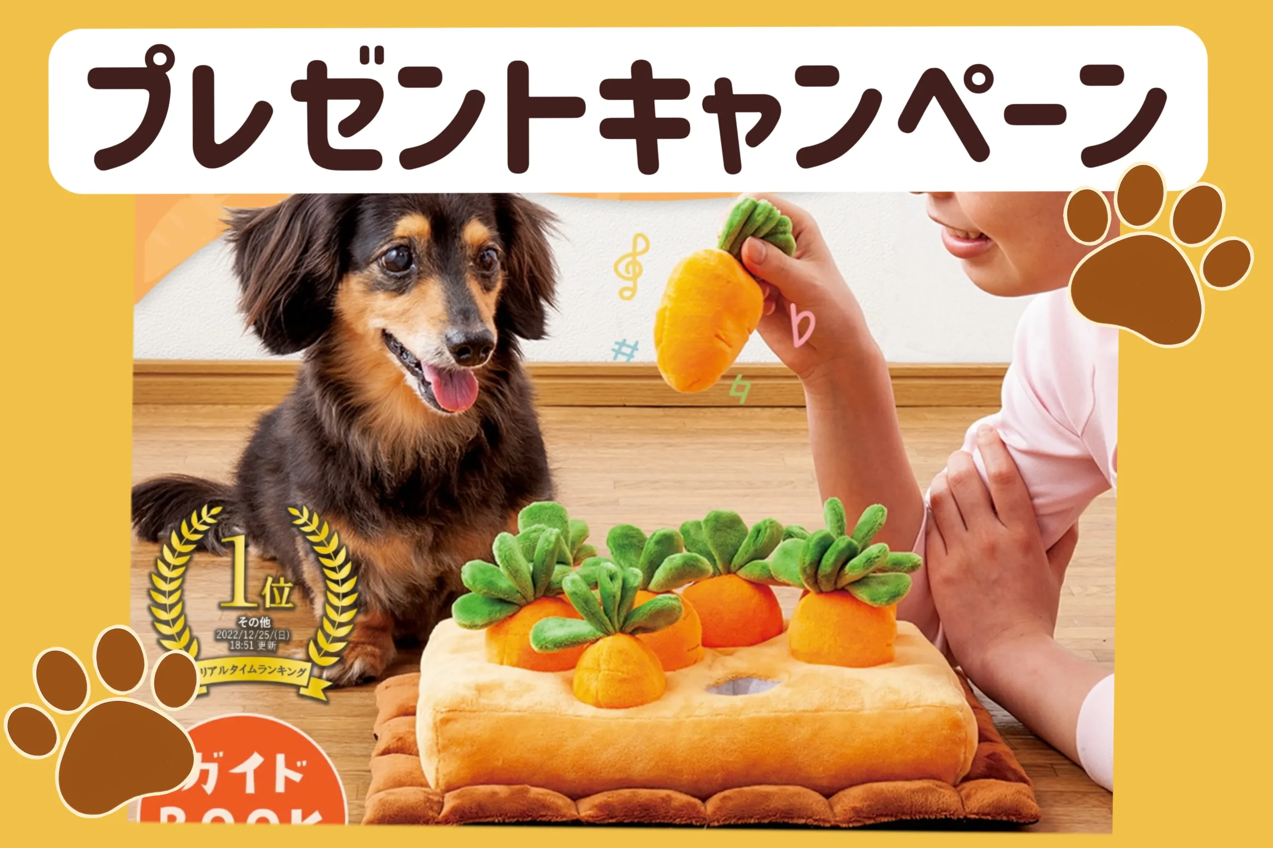 【2025.6.30～2025.7.15】にんじんほりほり♪ノーズワークグッズ